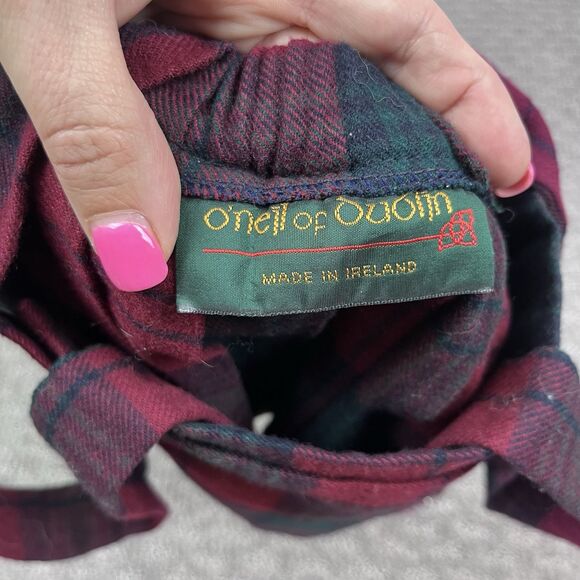 O’Neil Of Dublin Skirt Childrens Kilt Wool Blend Tartan Plaid Red Ages 1 to 2 - Picture 6 of 14